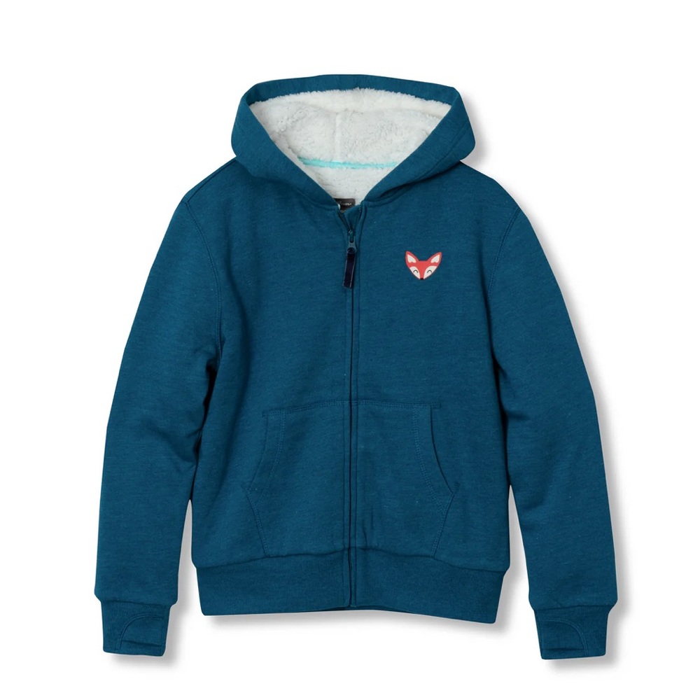 NEW Eddie Bauer 🦊 hoodie faux-shearling lined